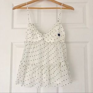 NWT Abercrombie polka dot tank